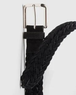 Belt - Woven Suede Belt