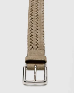 Belt - Woven Suede Belt