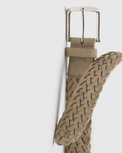Belt - Woven Suede Belt