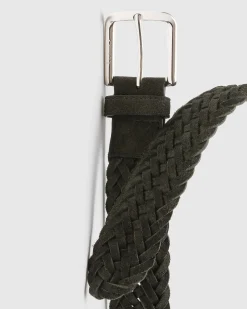 Belt - Woven Suede Belt