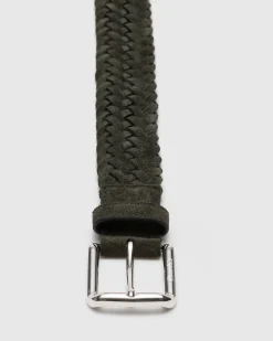 Belt - Woven Suede Belt