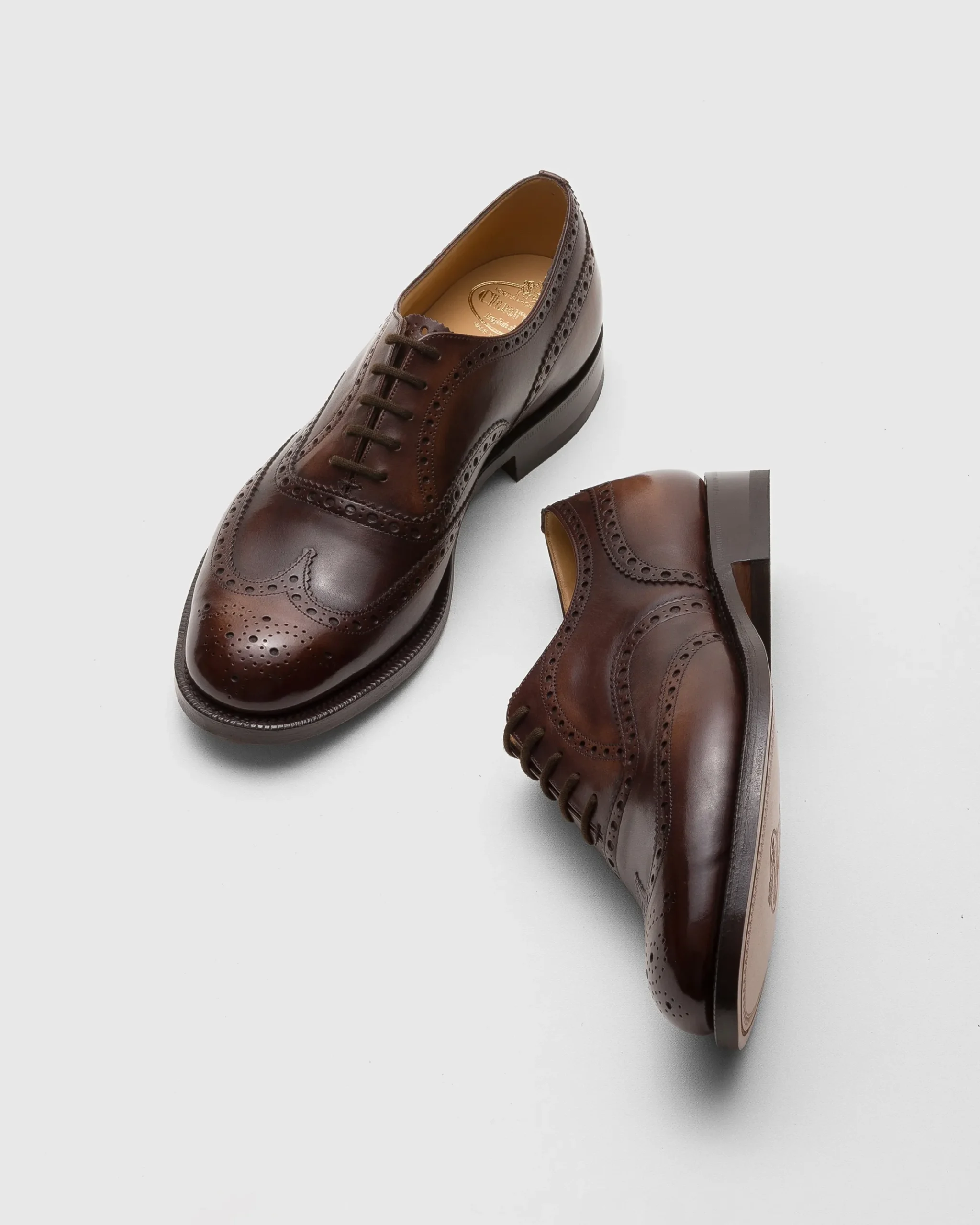 Burwood - Bleached Calfskin Oxford Brogue