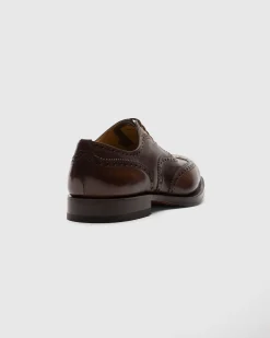 Burwood - Bleached Calfskin Oxford Brogue