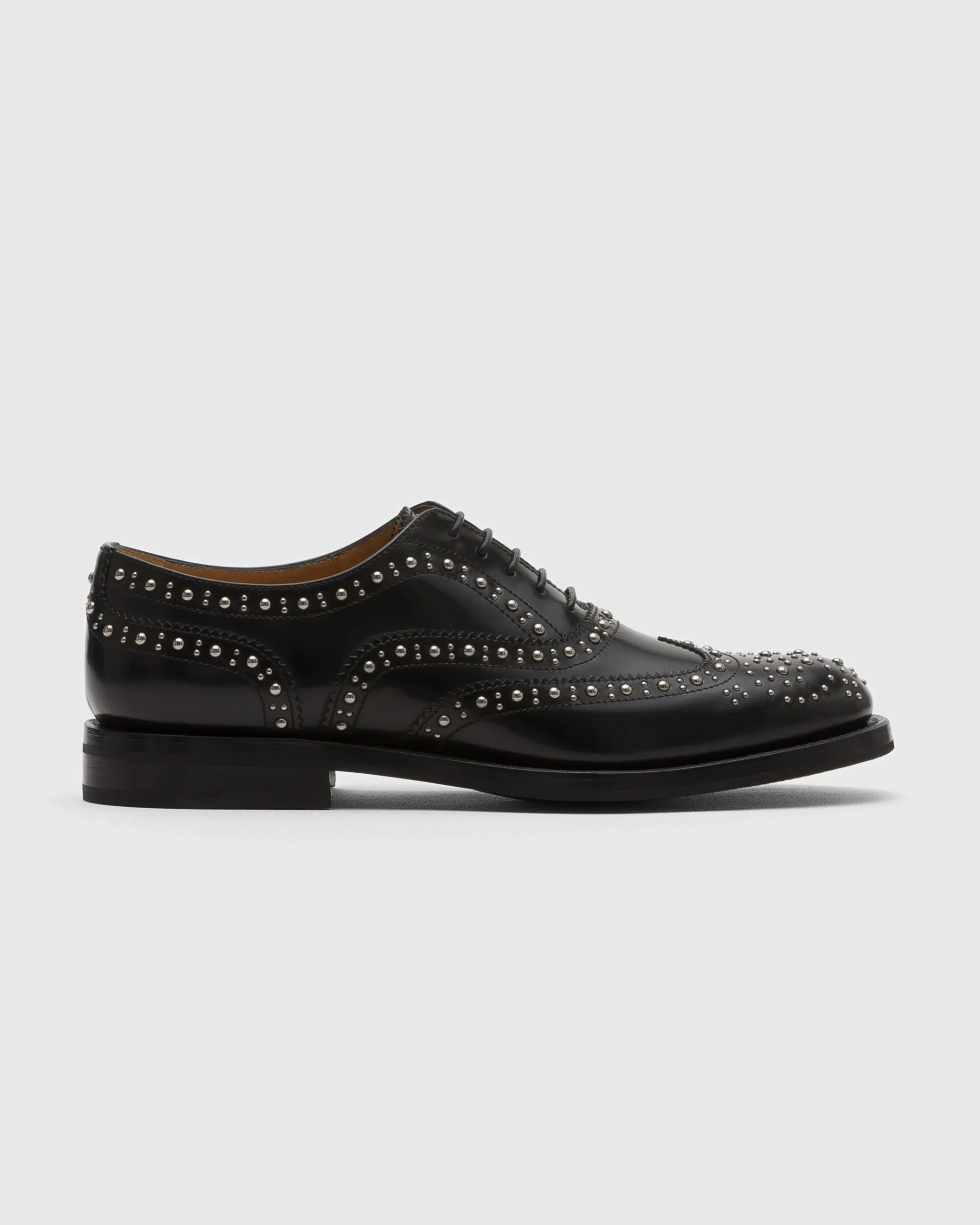 Burwood Met. - Polished Binder Oxford Brogue Stud