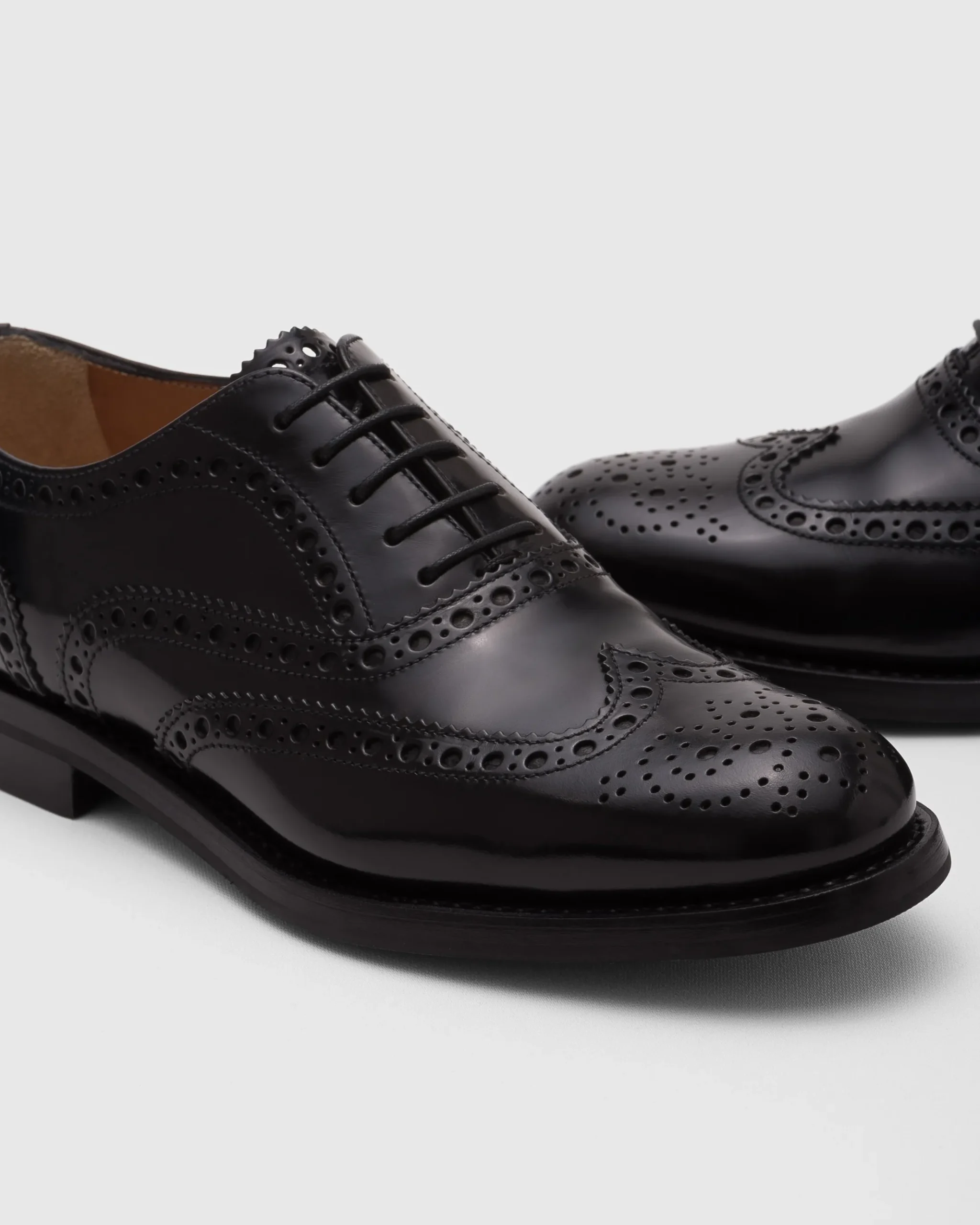 Burwood Wg - Brushed calfskin lace-ups