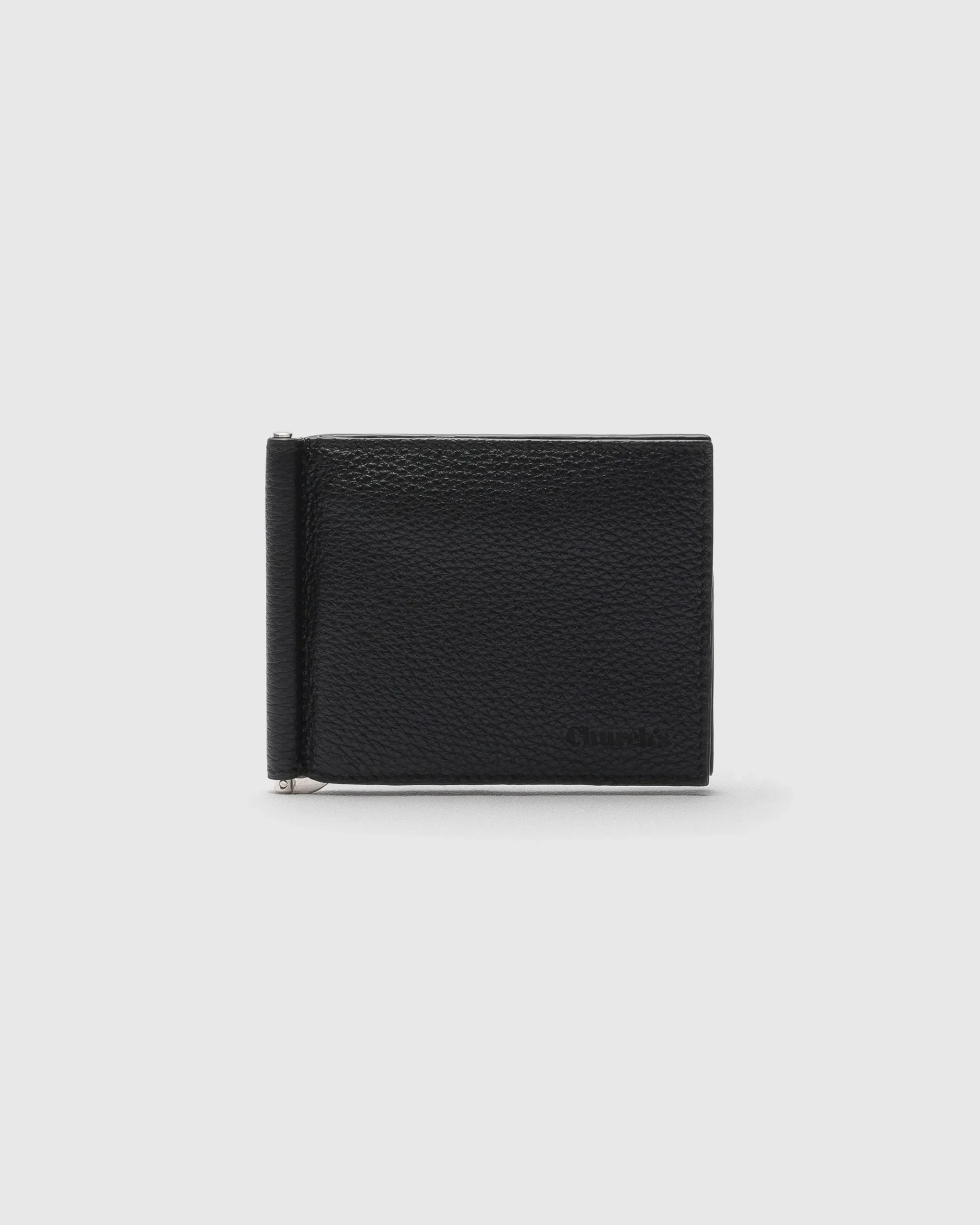 Card Holder - Deer Print Calfskin Money Clip Wallet
