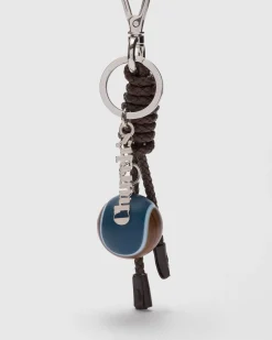 Charm - Tennis Charm in Nappa Leather and Resin