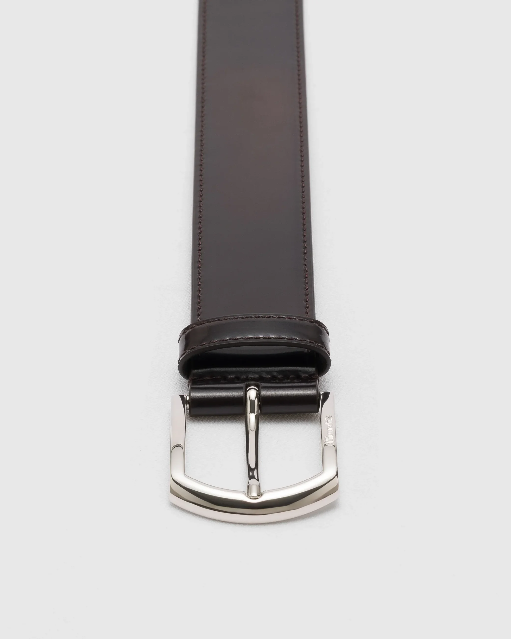 Classic Buckle Belt - Brushed leather belt