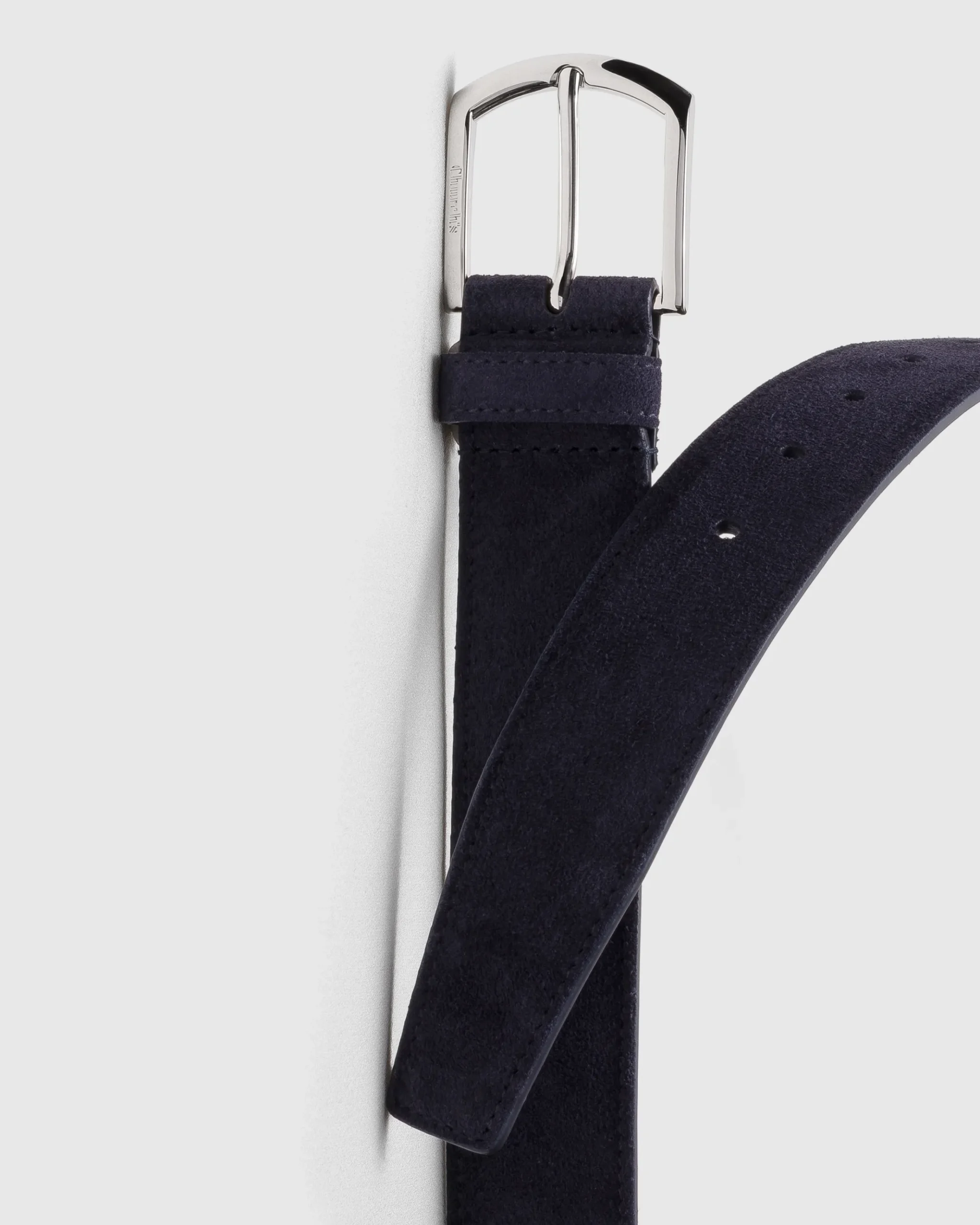 Classic Buckle Belt - Suede Belt