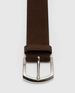 Classic Buckle Belt - Suede Belt
