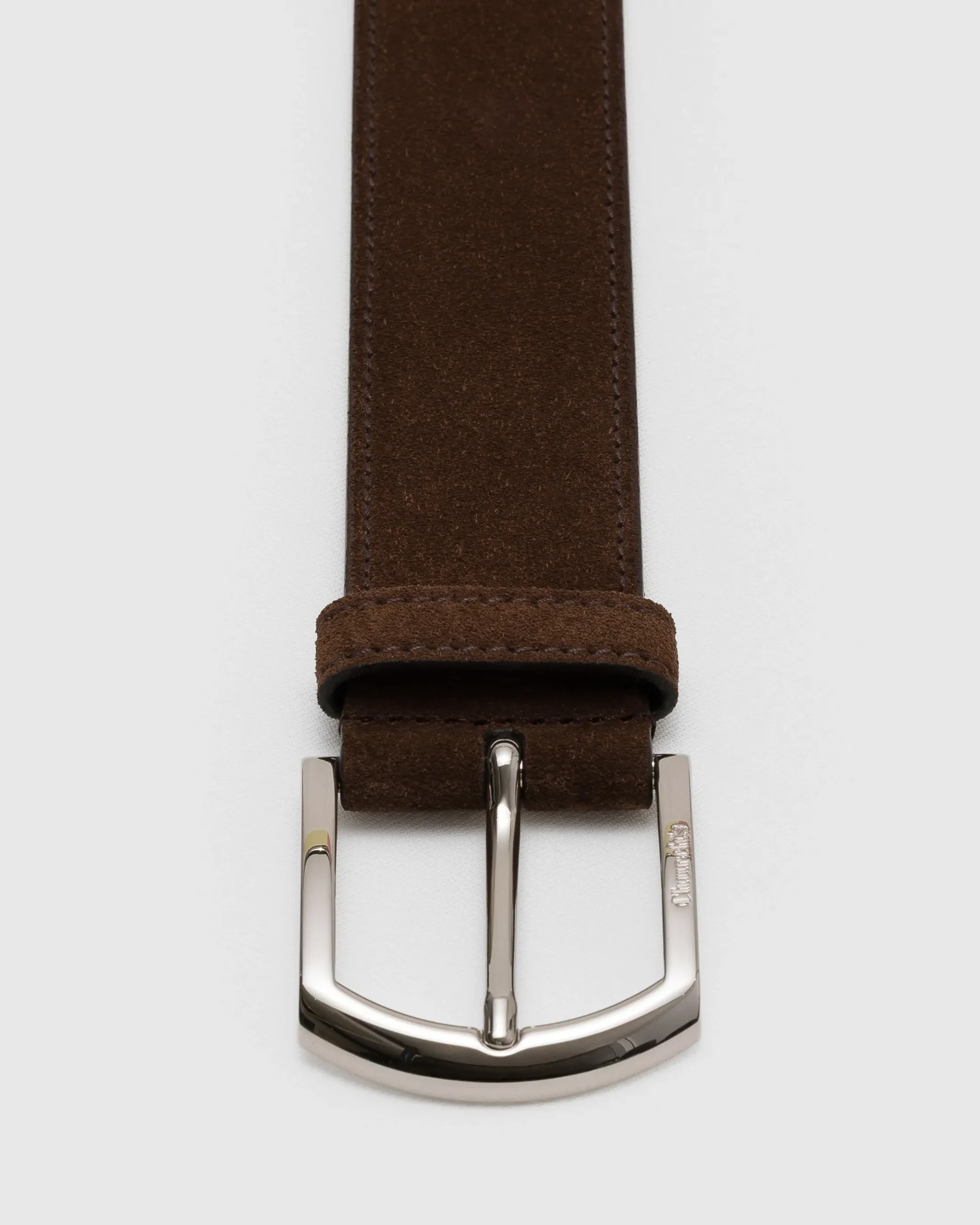 Classic Buckle Belt - Suede Belt