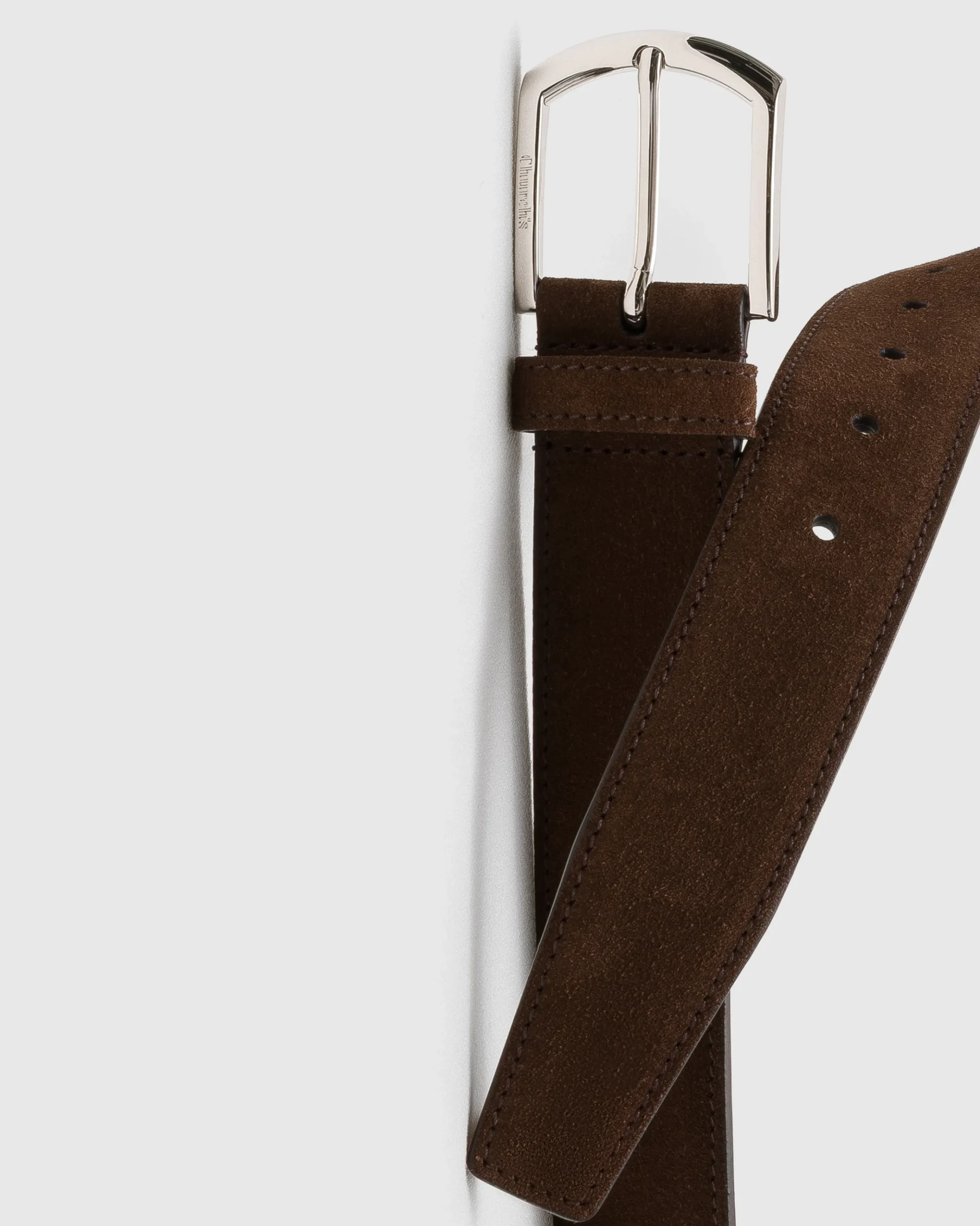Classic Buckle Belt - Suede Belt