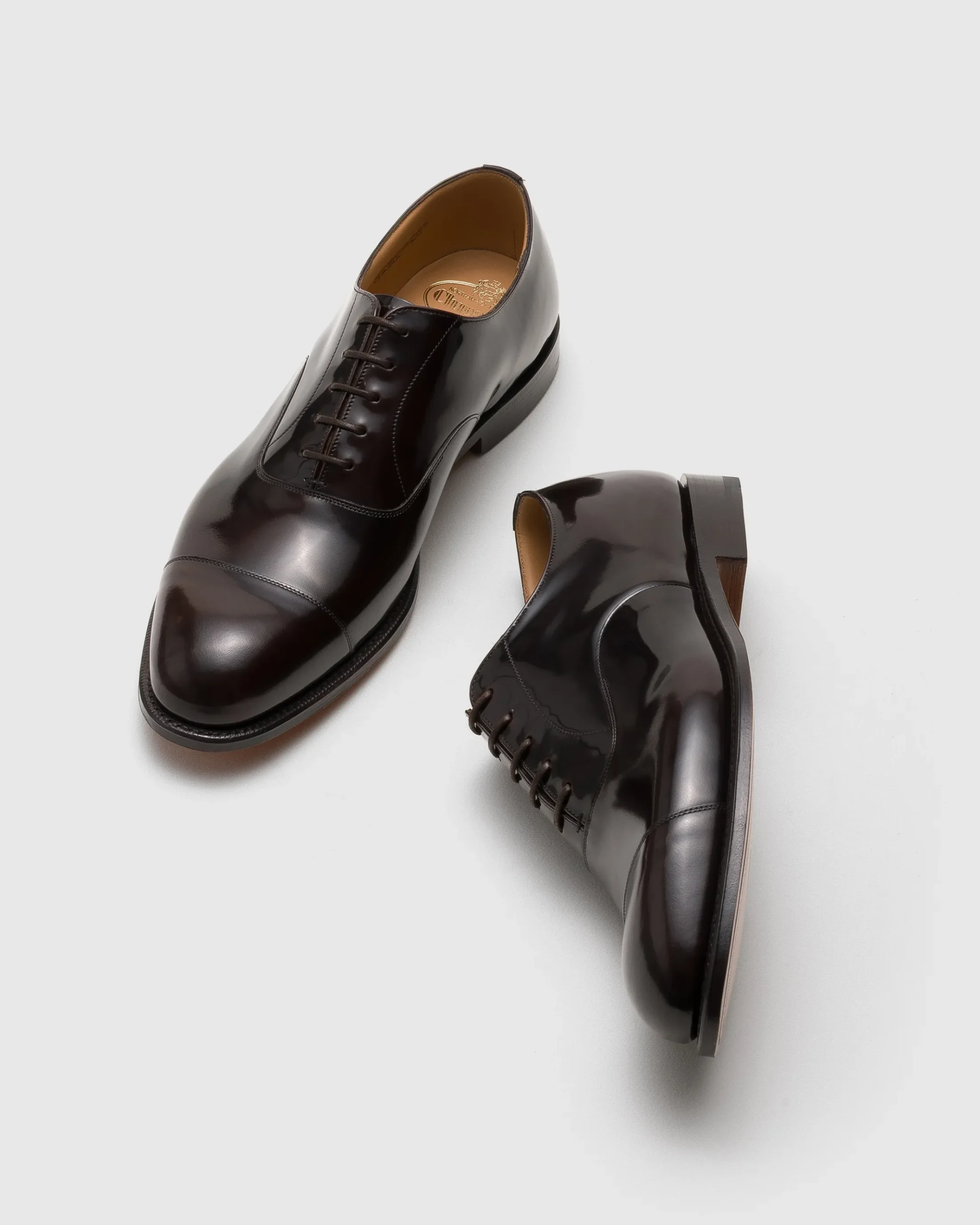 Consul - Polished Fumé Leather Oxford