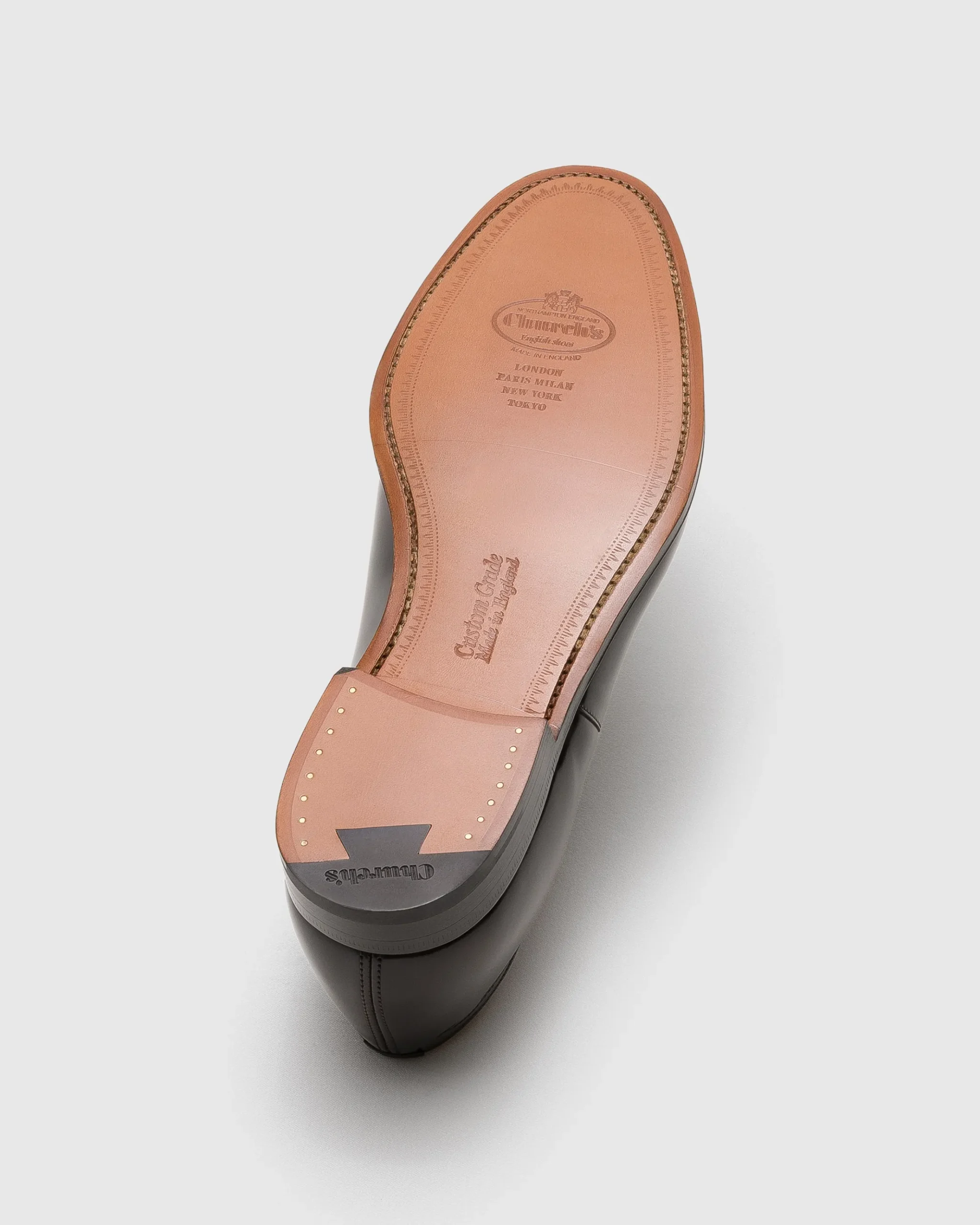 Consul - Polished Fumé Leather Oxford