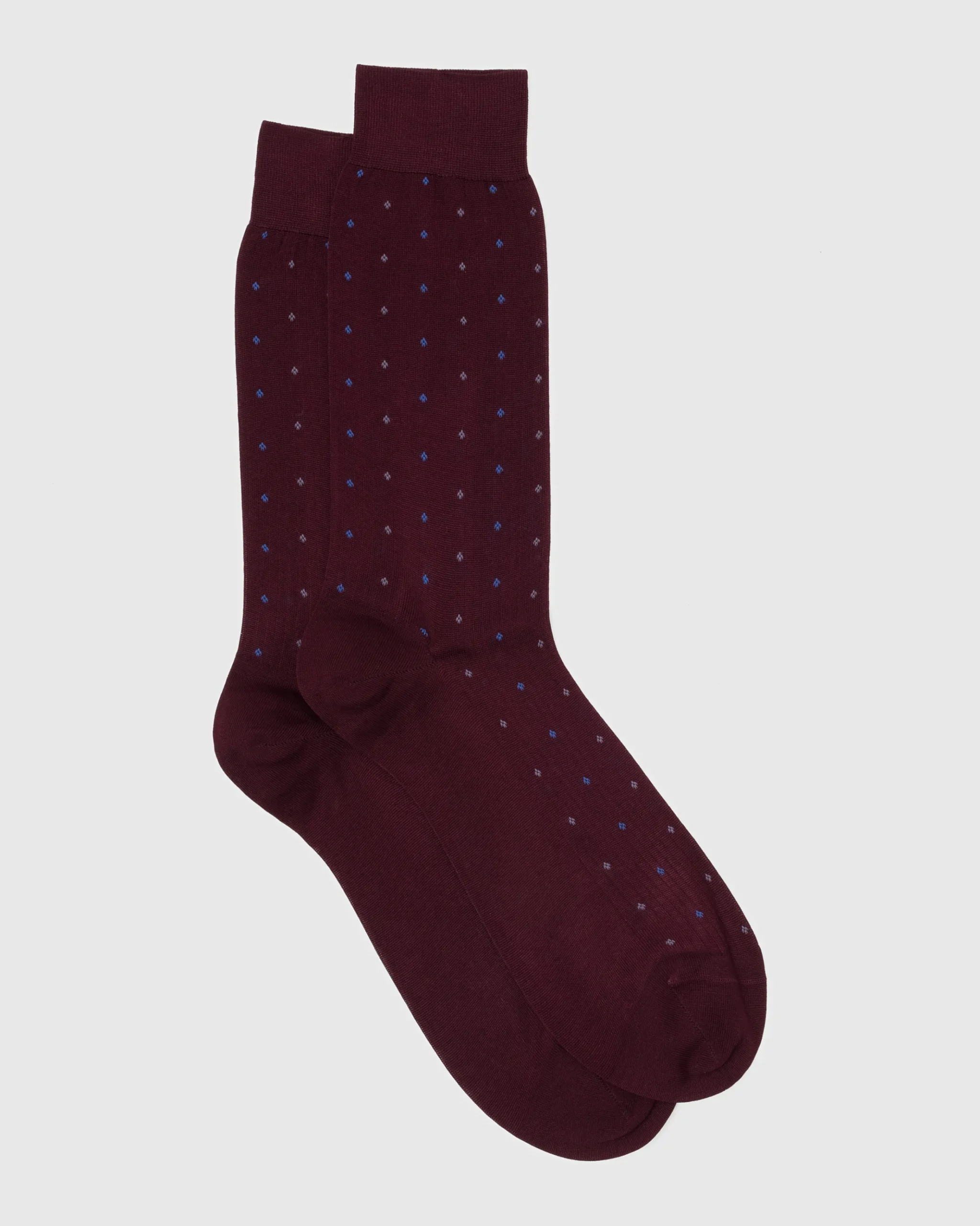 Contrast Diamond Socks - Cotton Dot Short