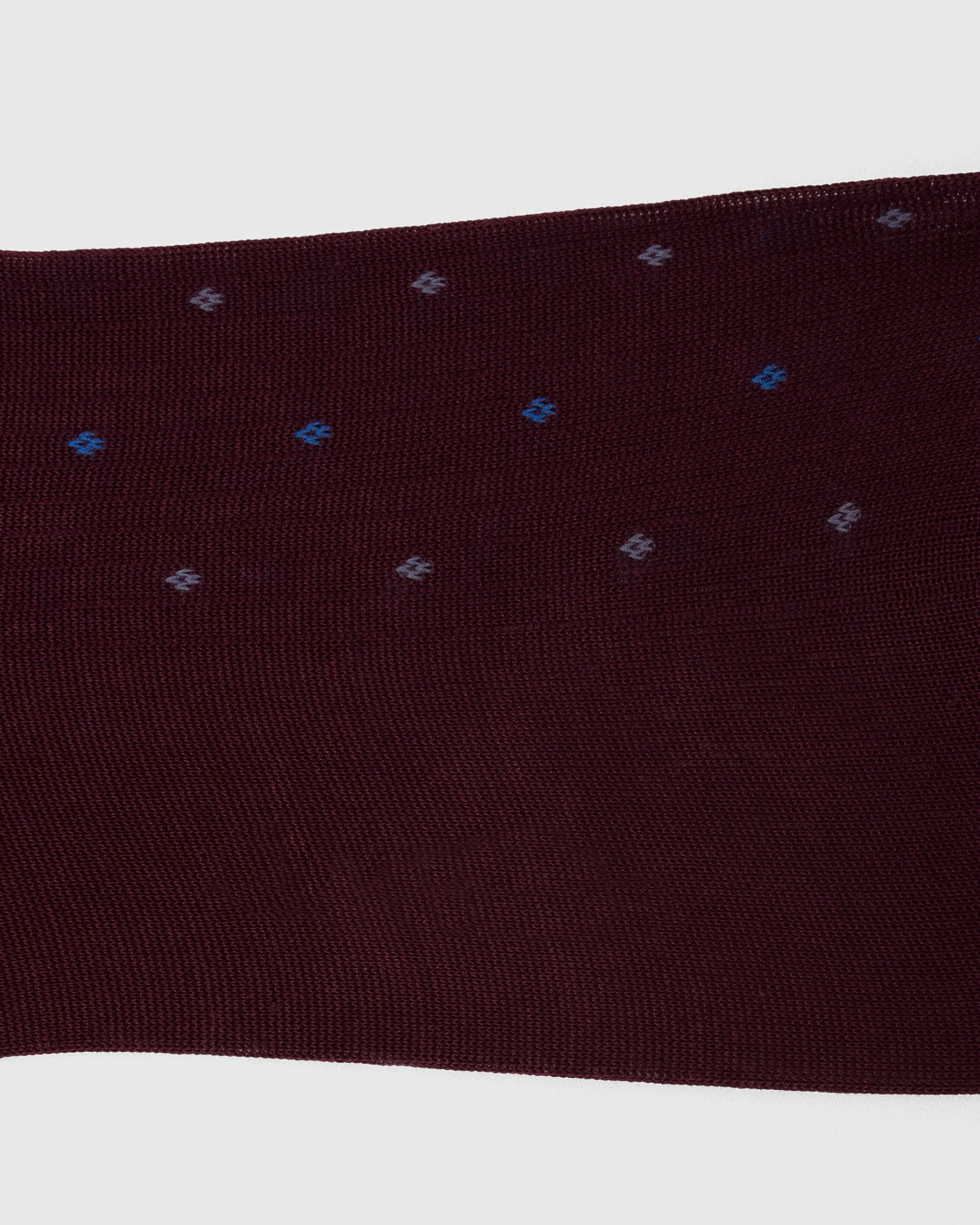 Contrast Diamond Socks - Cotton Dot Short