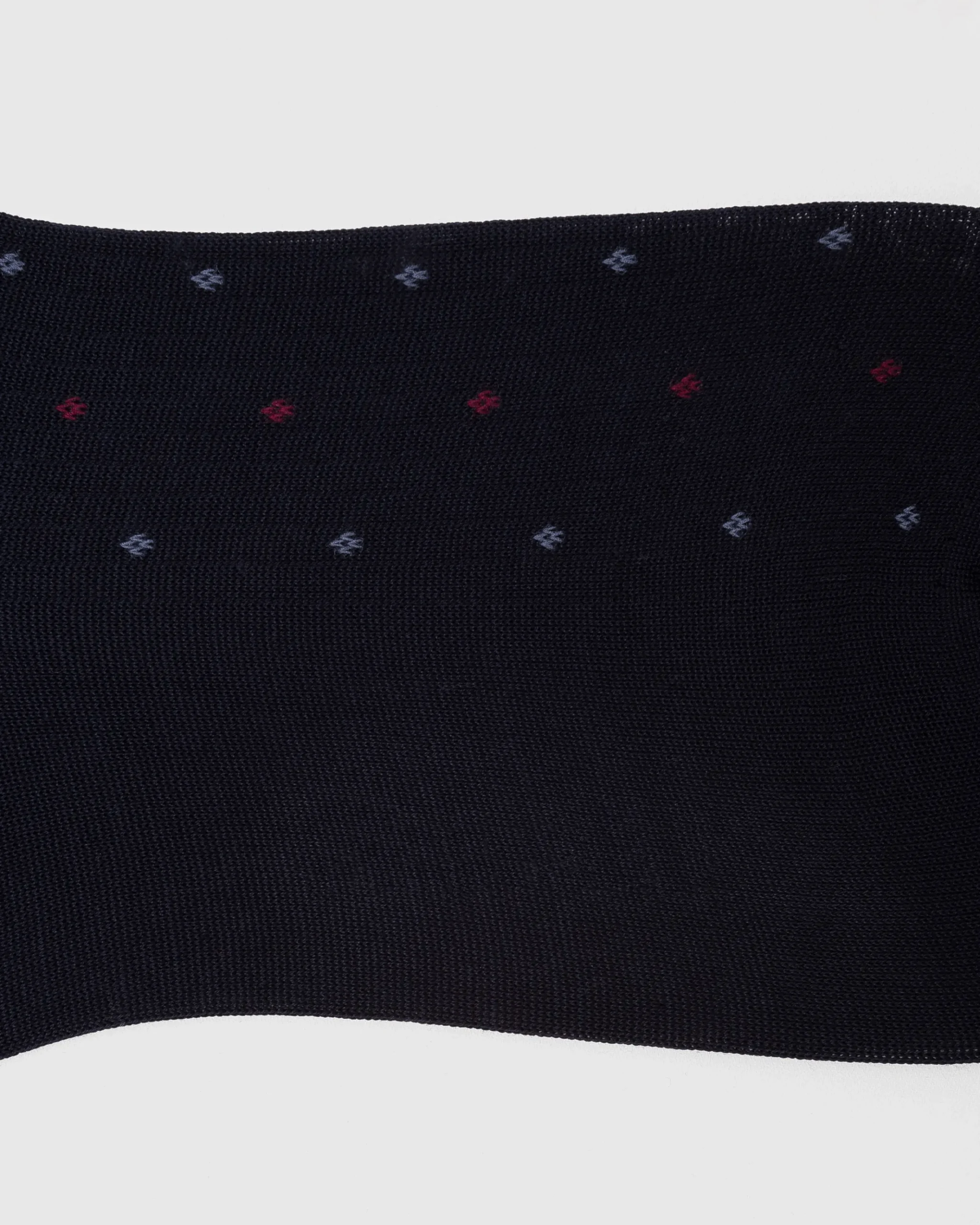 Contrast Diamond Socks - Cotton Dot Short