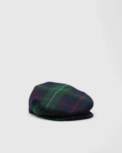 Driving cap - Shetland Wool Tartan Fabric Driver Cap