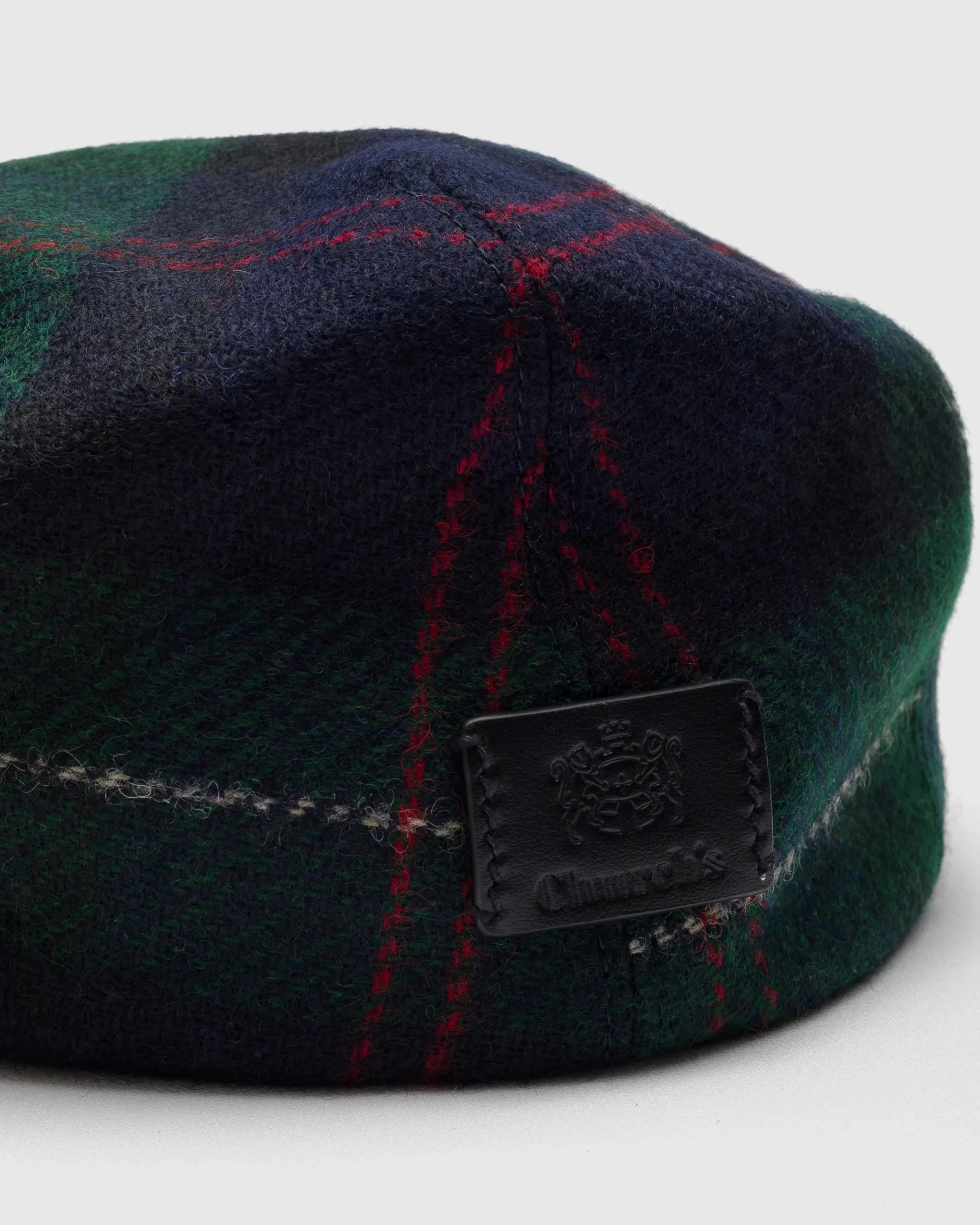 Driving cap - Shetland Wool Tartan Fabric Driver Cap