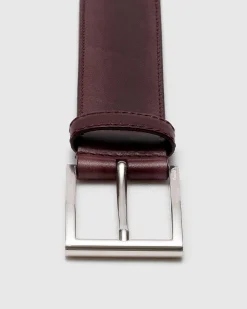 Elongated Buckle Belt - Bleached Calfskin Belt
