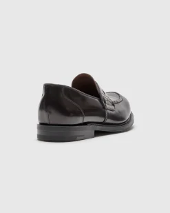 Farsley - Fumé Bookbinder Leather Loafer