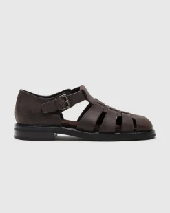 Fisherman Winter - Waxed Suede Sandal