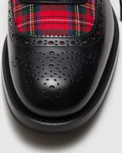 Ghillie - Polished Fumé Leather and Wool Ghillies