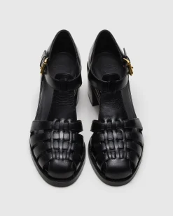 Kelsey 50 - Heeled Calfskin Sandal
