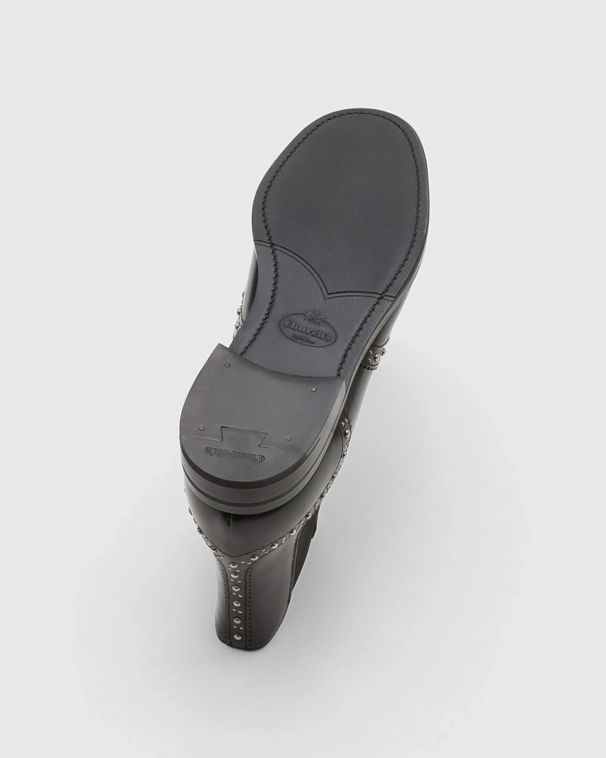 Ketsby Met. - Polished Binder Chelsea Boot with Studs