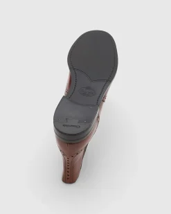 Ketsby Wg - Polished Fumè Brogue Chelsea Boot
