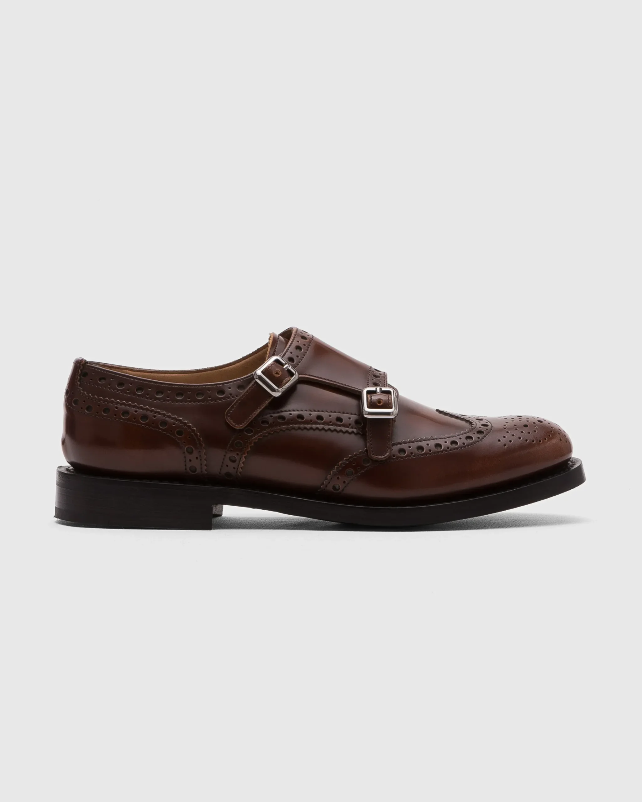 Lana R - Polished Fumè Monk Brogue