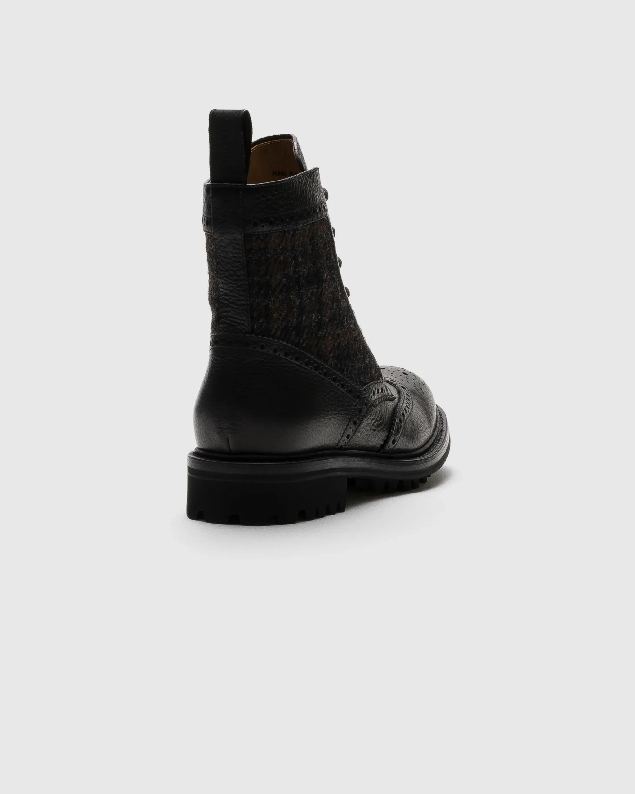 Mc Lea - Soft Grain Leather and Wool Derby Boot