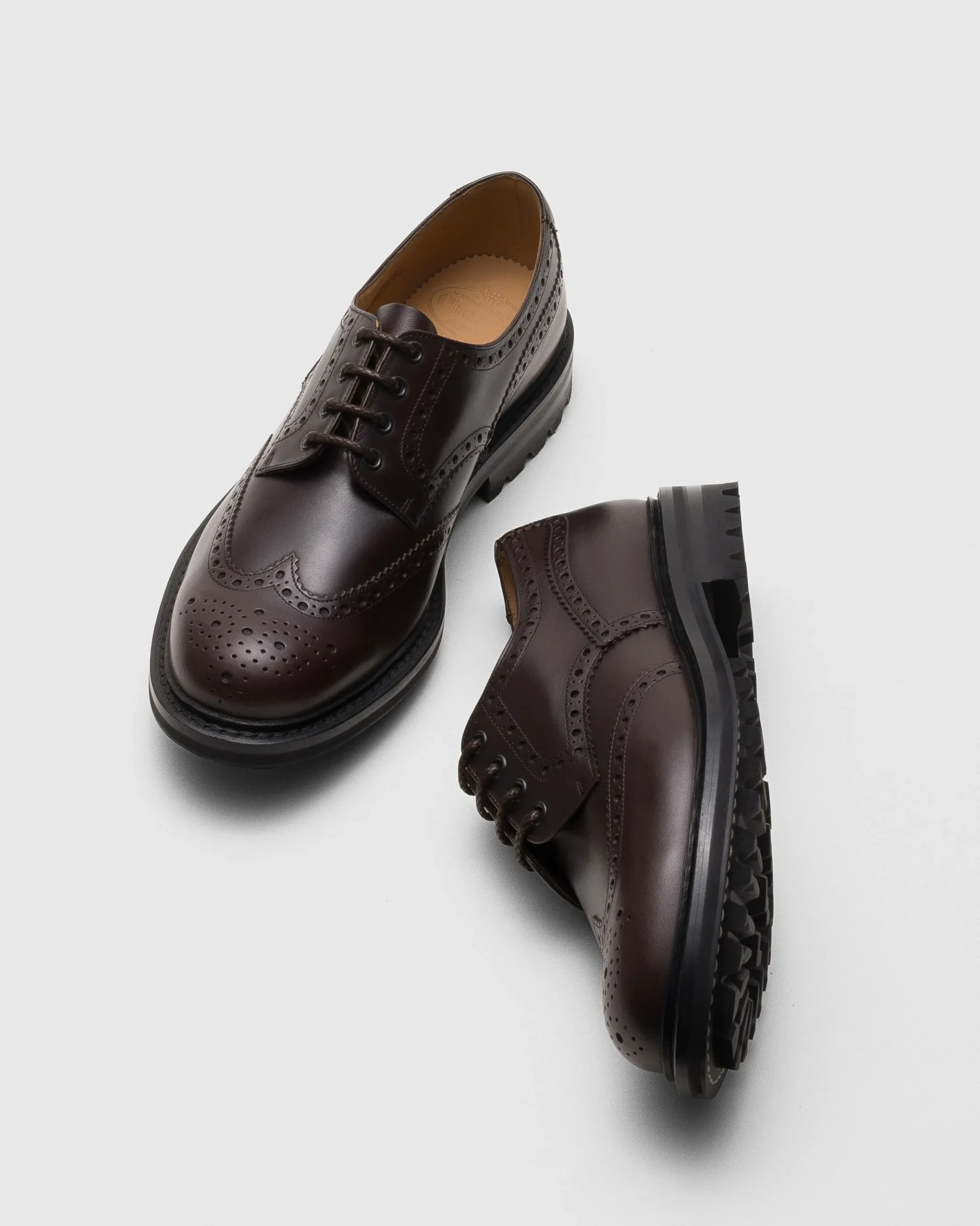 Mc Pherson LW - Fumé Brushed Leather Derby Brogue