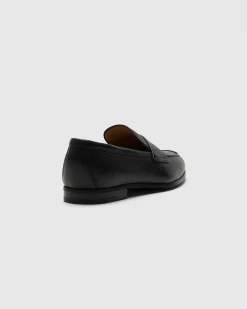 Milton - Deerskin Loafer with Antique Finish