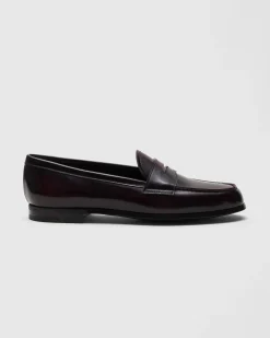 Natalie - Polished Fumé Leather Loafer