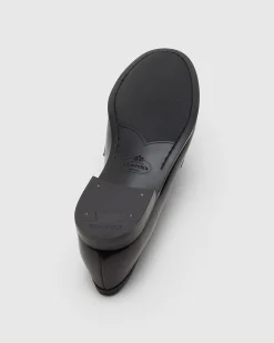 Natalie - Polished Fumé Leather Loafer