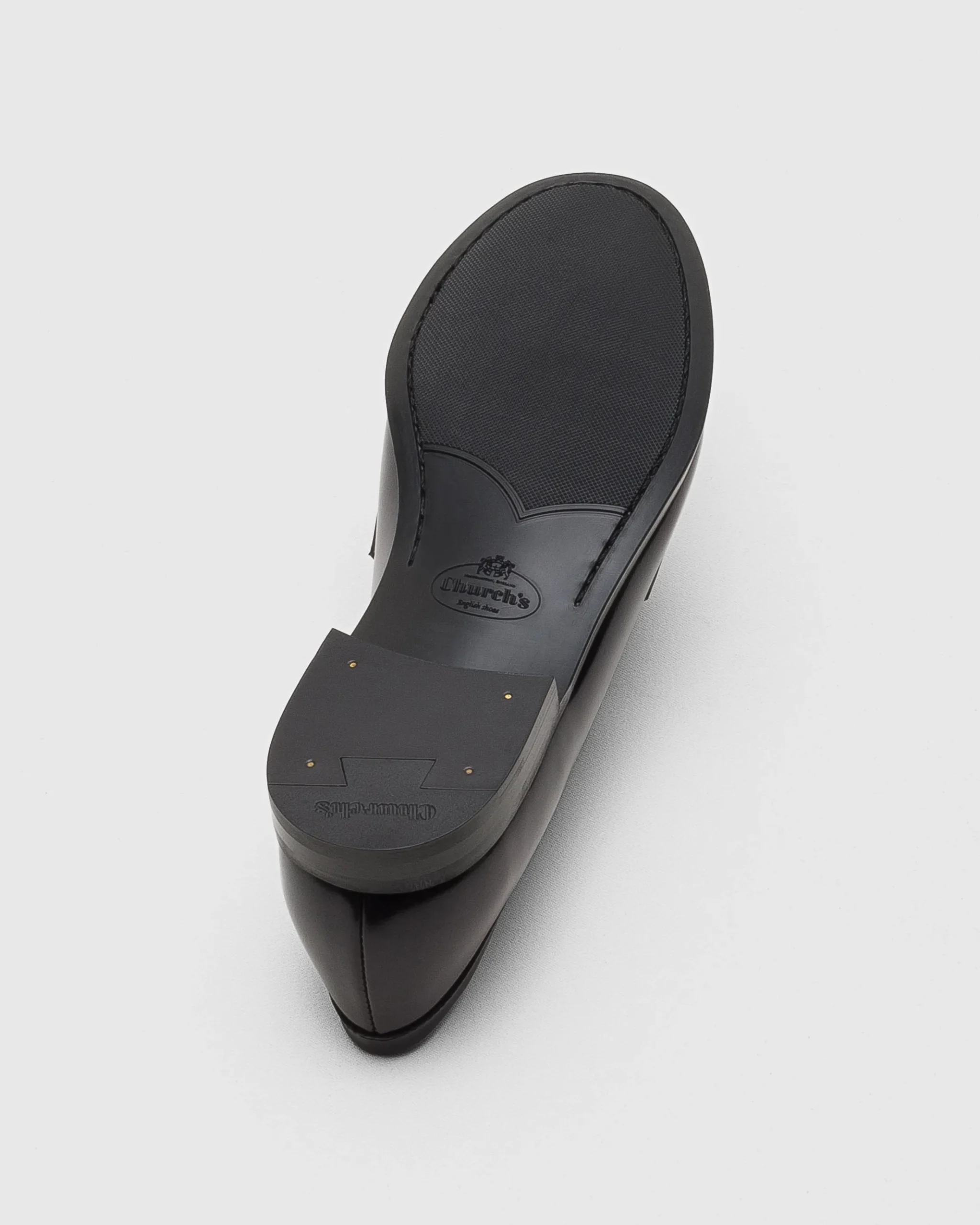 Natalie - Polished Fumé Leather Loafer