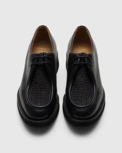 Nelly - Soft Grain Leather and Wool Lace-up