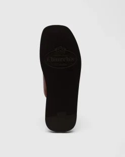 Ockley - Bleached Calfskin Crisscross Sandal