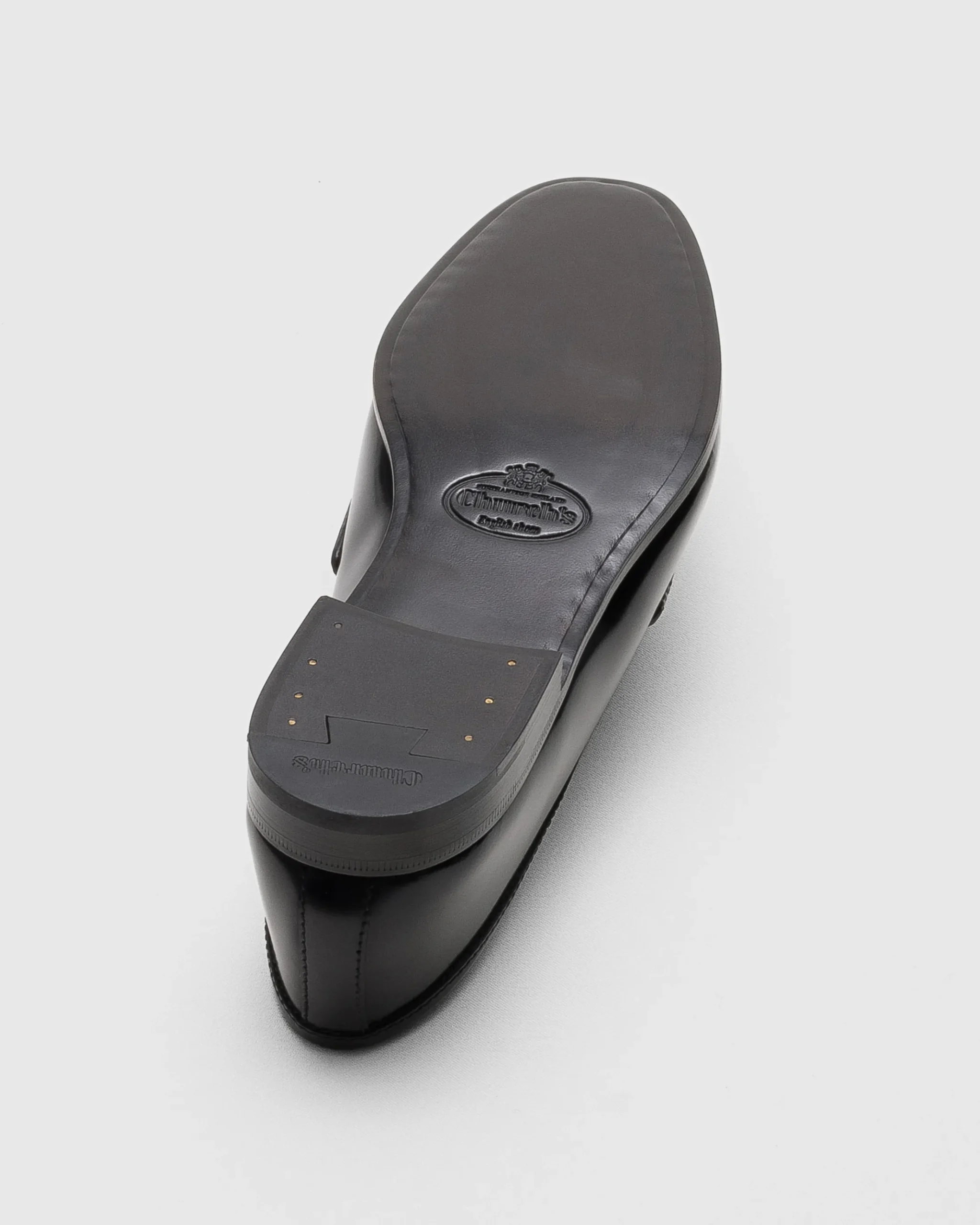 Onyx - Polished Fumé Leather Loafer