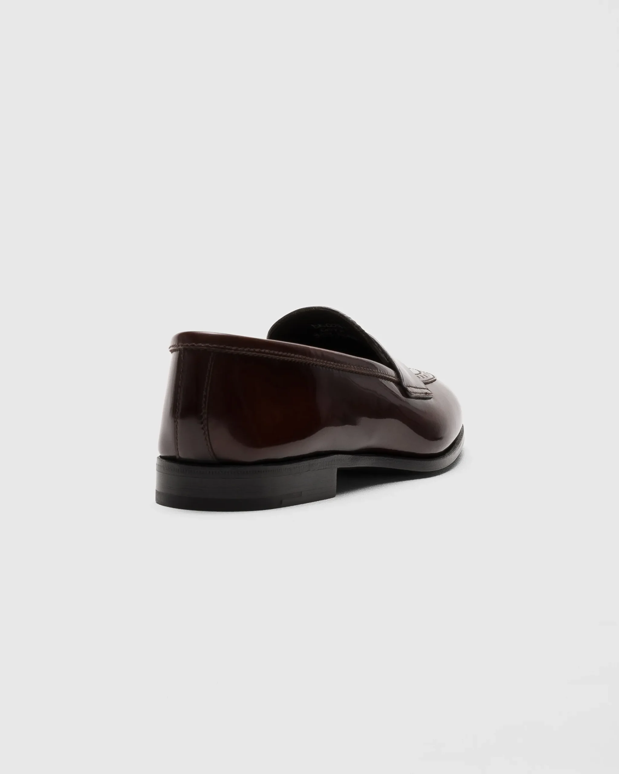 Onyx - Polished Fumé Leather Loafer