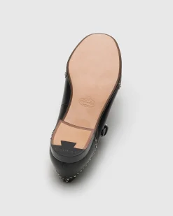 Opal Met - Nappa Mary Jane Ballet Flat with Studs
