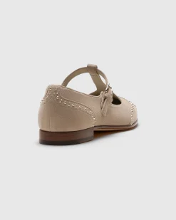 Opal Met - Suede Mary Jane Ballet Flat with Studs