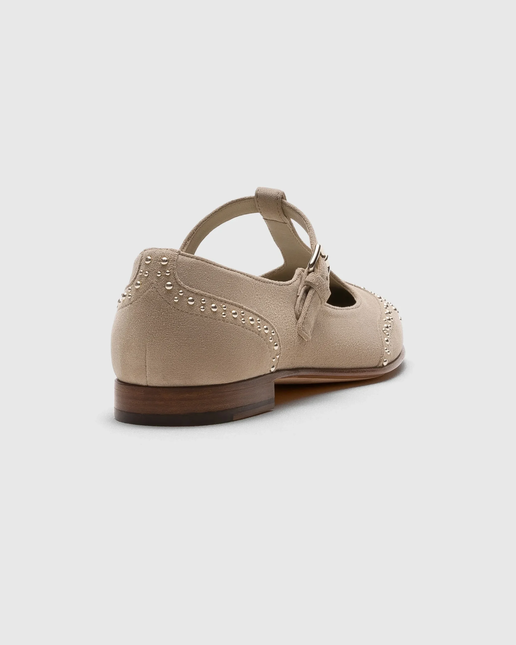 Opal Met - Suede Mary Jane Ballet Flat with Studs