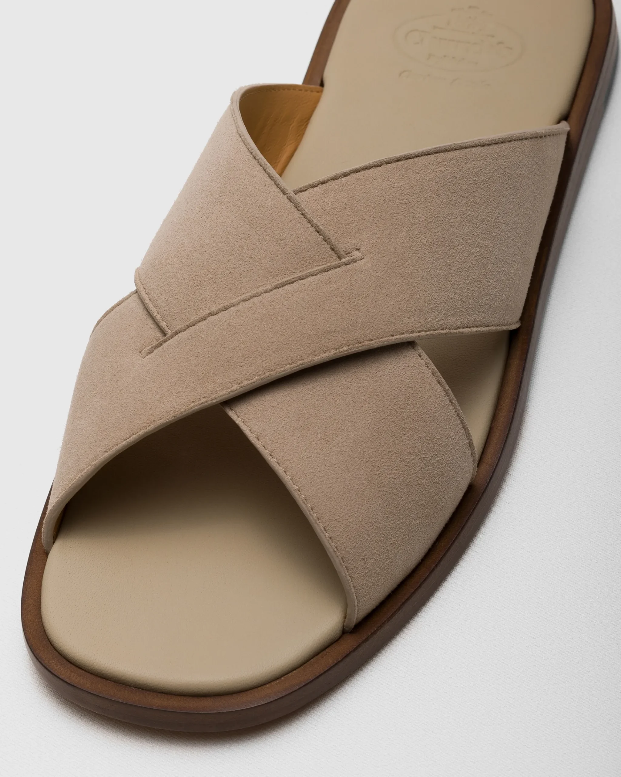 Oriyah - Suede Crisscross Sandal
