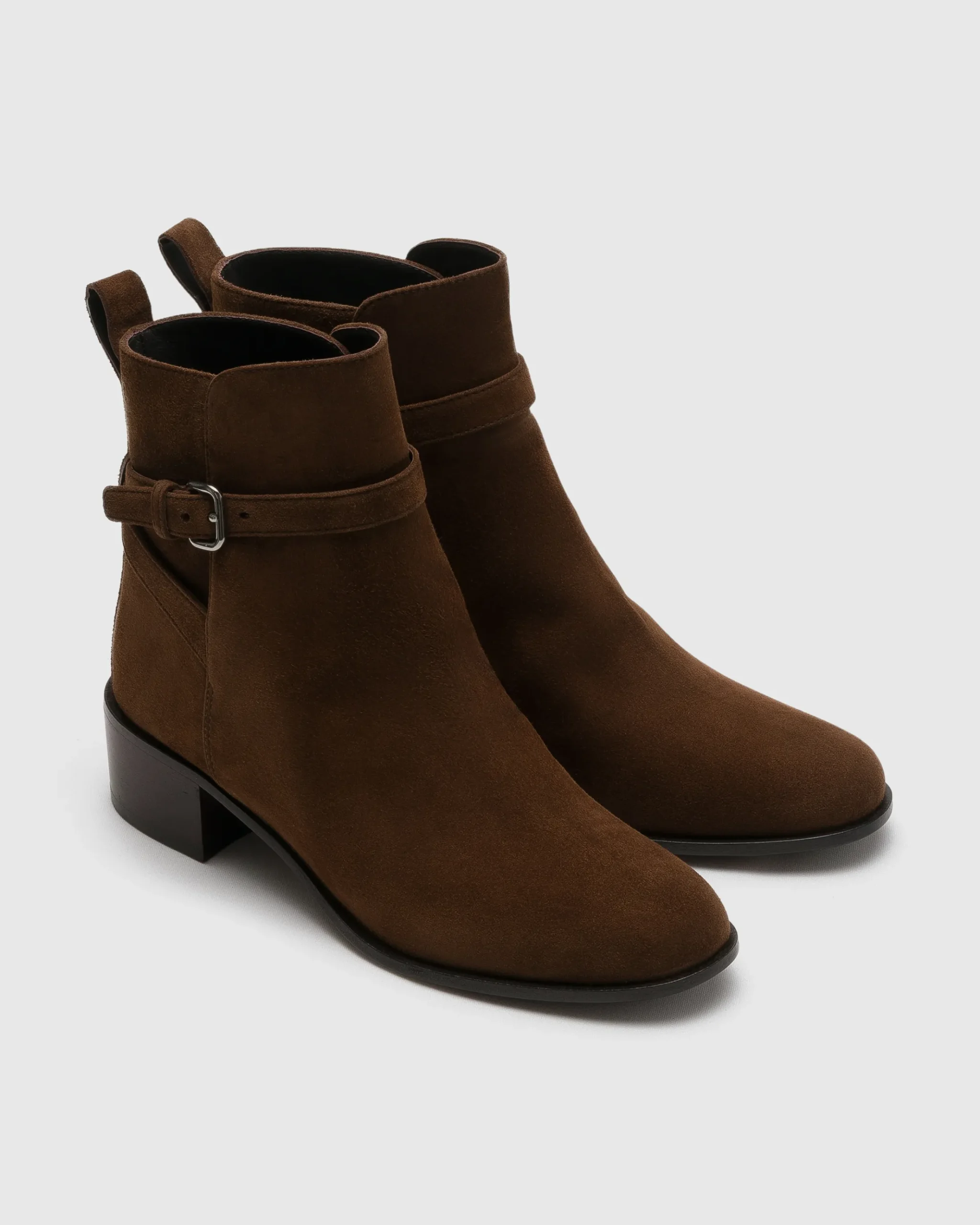 Paloma - Suede Boot with Antique Finish