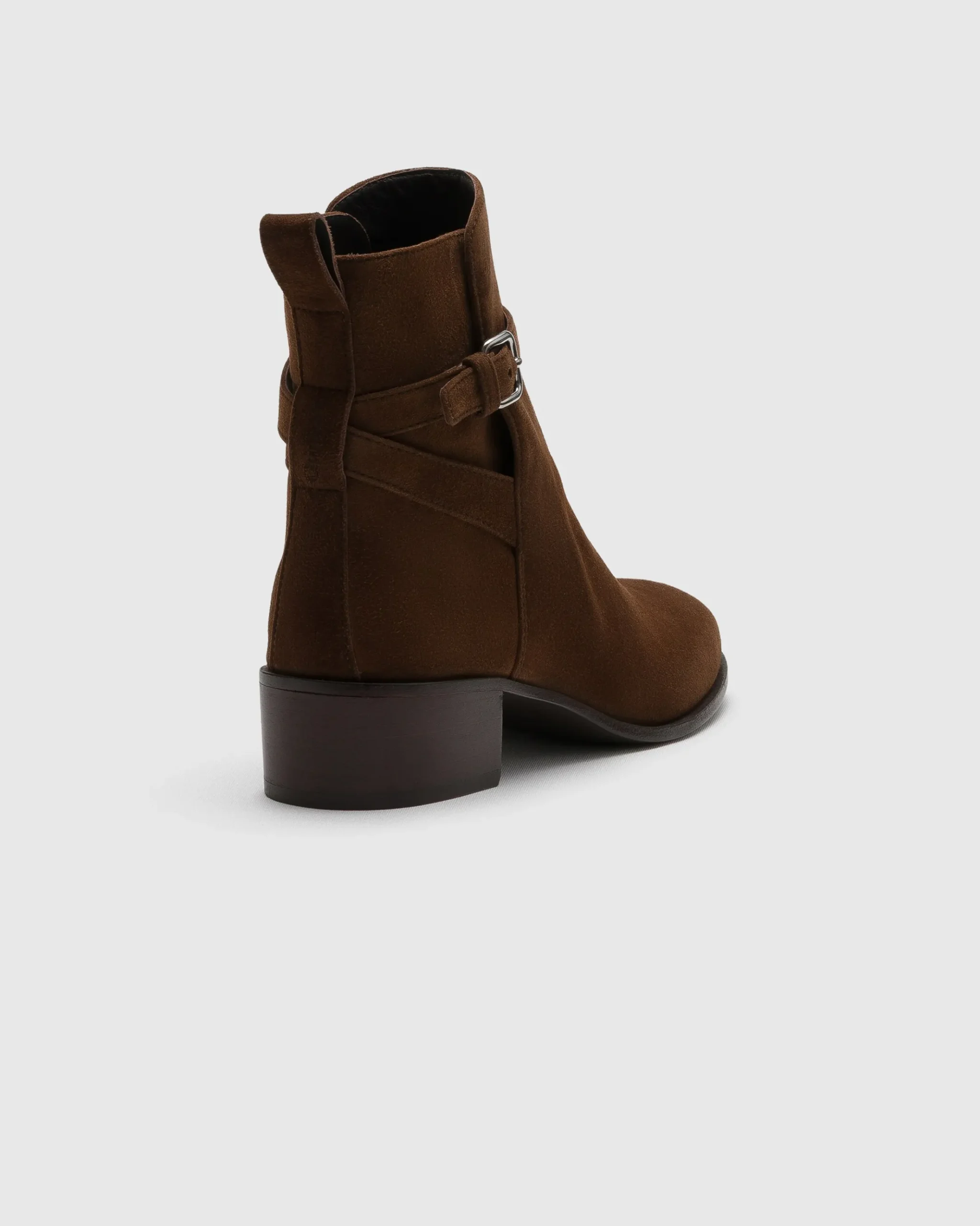 Paloma - Suede Boot with Antique Finish