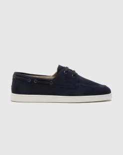 Peblees Beach - Suede Slip-on Boat Shoe