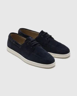 Peblees Beach - Suede Slip-on Boat Shoe