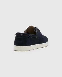 Peblees Beach - Suede Slip-on Boat Shoe